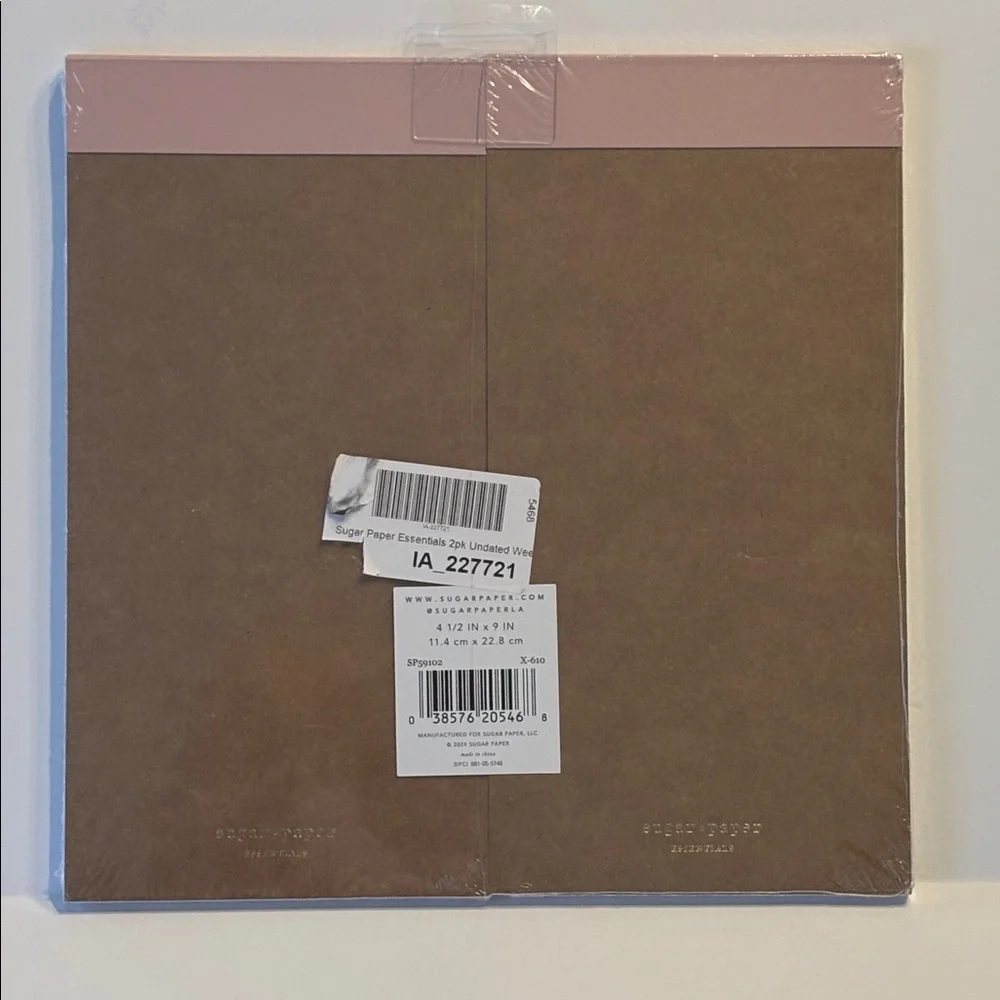 Sugar Paper 2 Pack Undated Daily and Weekly Notepads